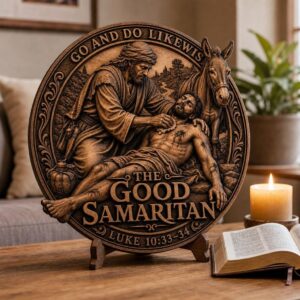 Jesus Parables 3D Illusion Laser Engraving Files, Christian Art Wood Bundle