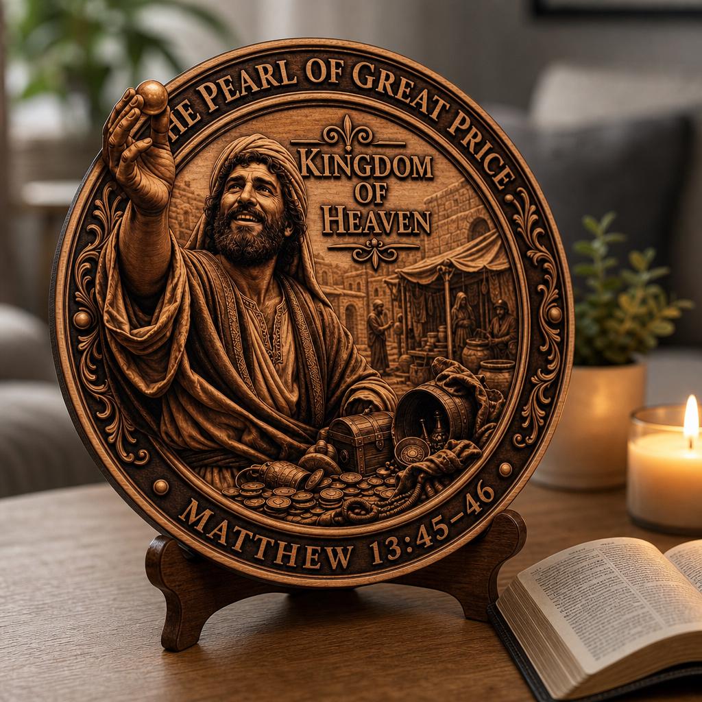 Jesus Parables 3D Illusion Laser Engraving Files, Christian Art Wood Bundle