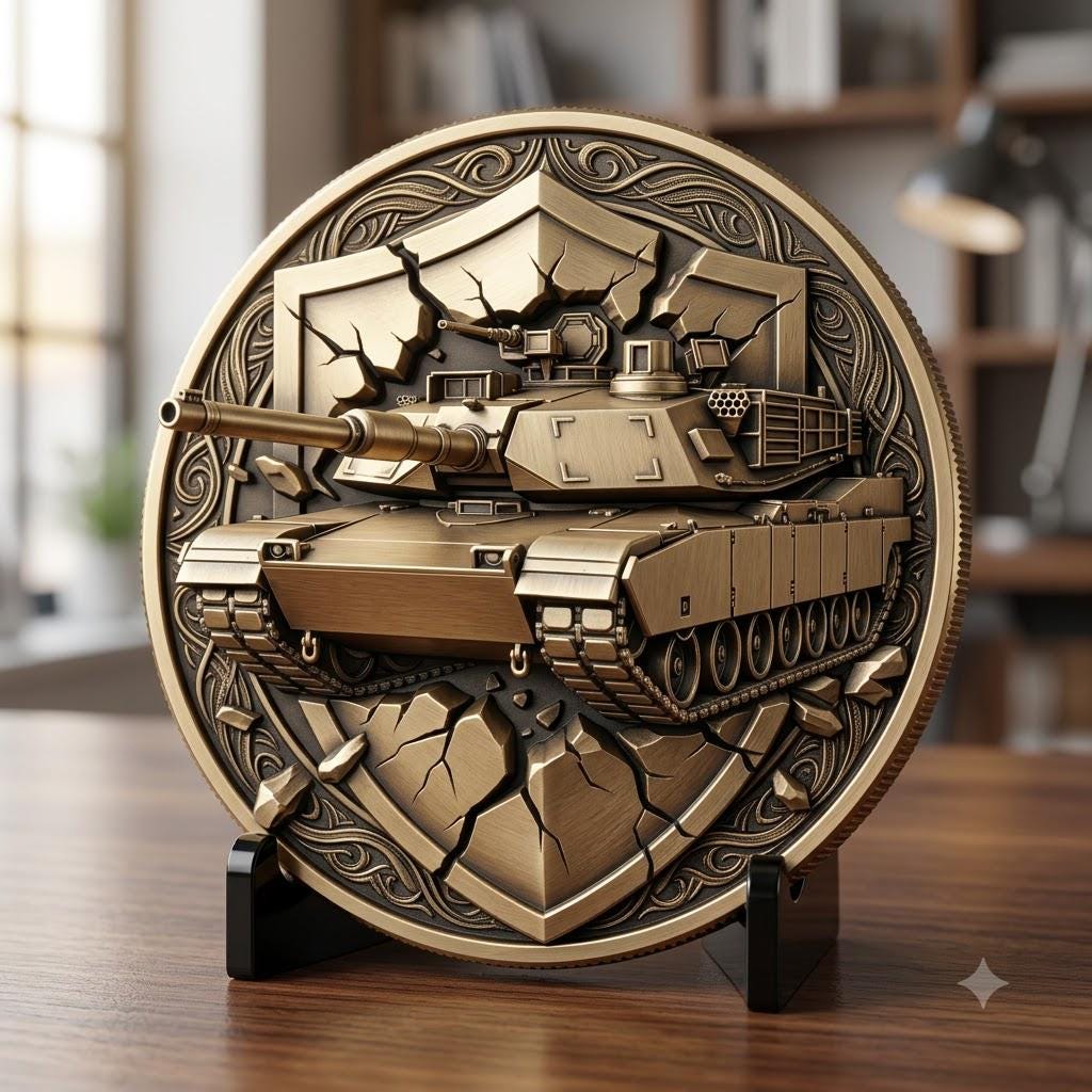 Military Coin Depth Maps, 49 High Detail Relief Files for Laser Engraving