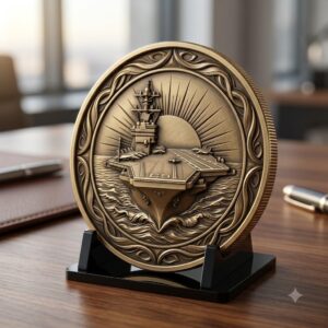 Military Coin Depth Maps, 49 High Detail Relief Files for Laser Engraving