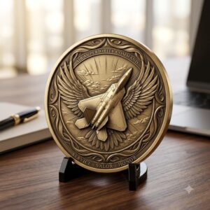 Military Coin Depth Maps, 49 High Detail Relief Files for Laser Engraving