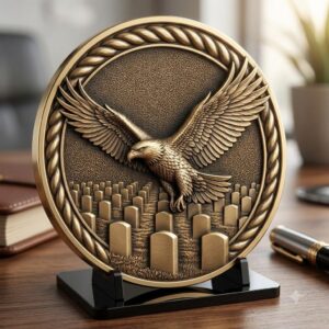 Patriotic Eagle Depth Map, High Relief Laser Coin Engraving PNG Bundle