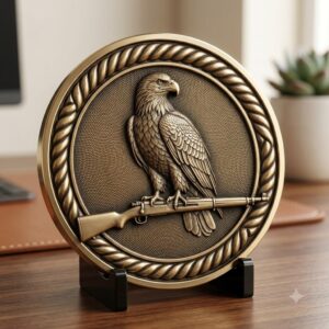 Patriotic Eagle Depth Map, High Relief Laser Coin Engraving PNG Bundle