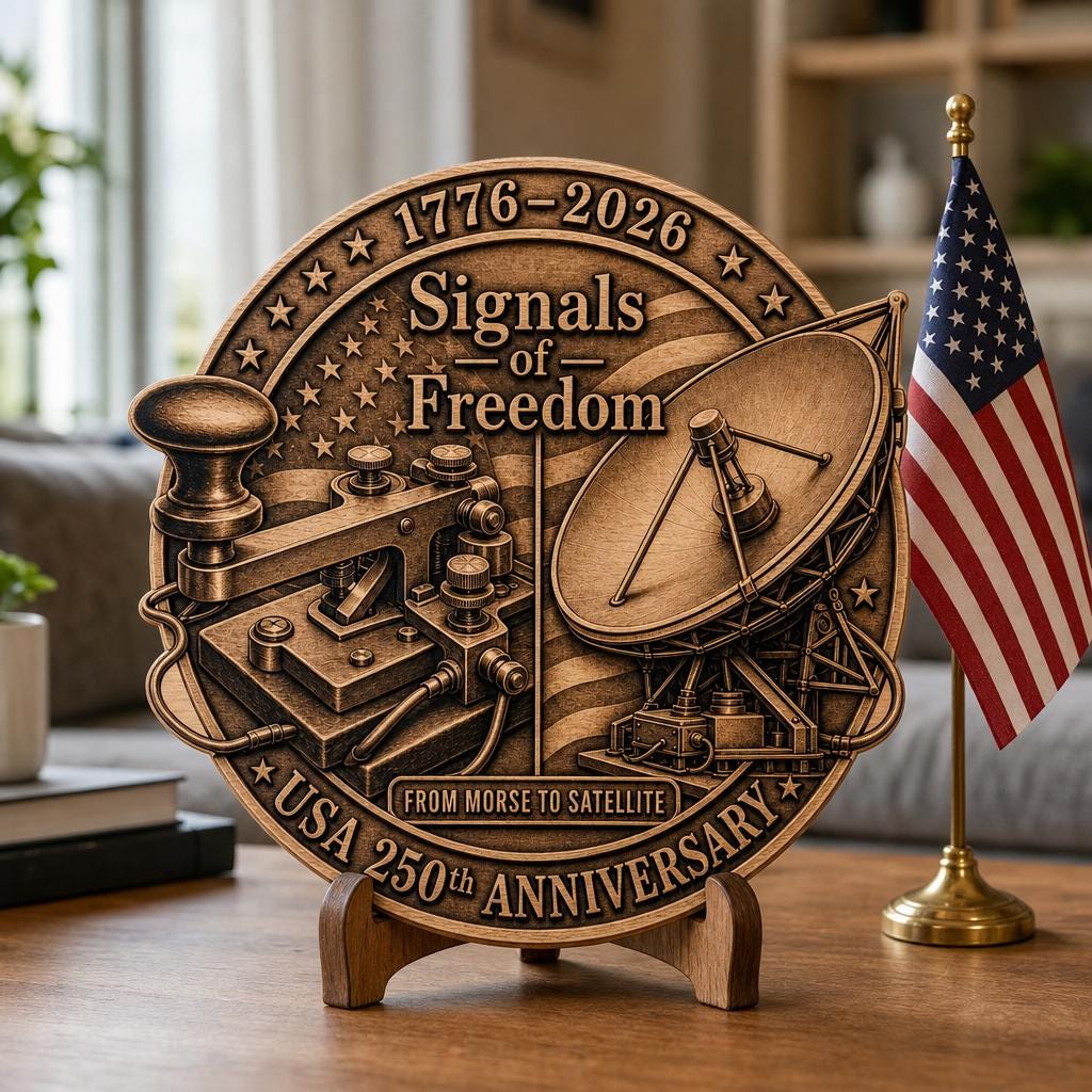 Patriotic Soldier 3D Illusion Laser Engraving PNG, 250th Anniversary Wood Sign