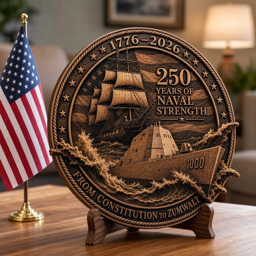 Patriotic Soldier 3D Illusion Laser Engraving PNG, 250th Anniversary Wood Sign