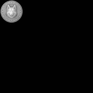 Pet Memorial Coin Laser Depth Map, High Relief Celtic Medallion File