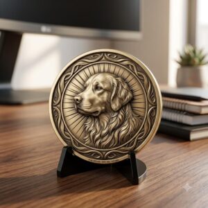 Pet Memorial Coin Laser Depth Map, High Relief Celtic Medallion File