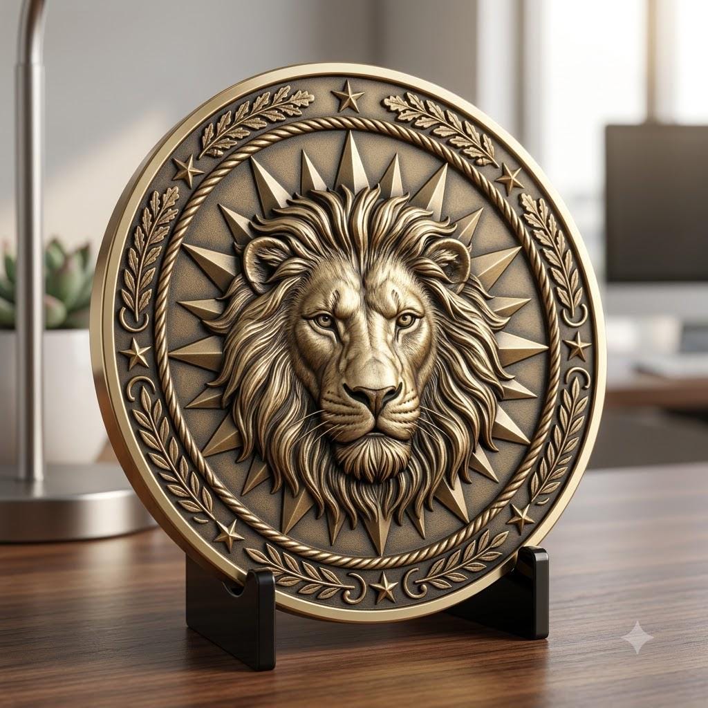 Predator Challenge Coin Laser Relief Bundle, Wild Animal Engraving Depth Map
