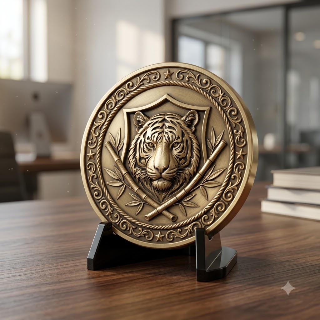 Predator Challenge Coin Laser Relief Bundle, Wild Animal Engraving Depth Map