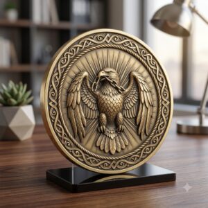 Predator Challenge Coin Laser Relief Bundle, Wild Animal Engraving Depth Map