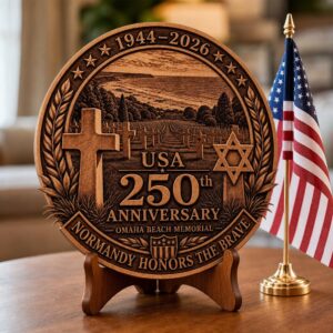 USA 250 Laser Engraving, 3D Military Memorial Wood Sign Plaque Template