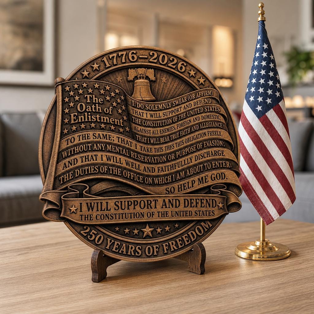 USA 250 Laser Engraving, 3D Patriotic Military Wood Sign Glowforge Art