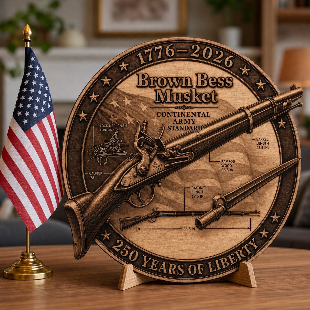 USA 250th Anniversary 3D Engraving PNG, Military Timeline for Wooden Signs