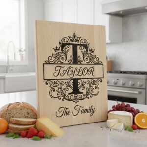 Victorian Monogram Alphabet, Custom Family Surname Engraving Designs