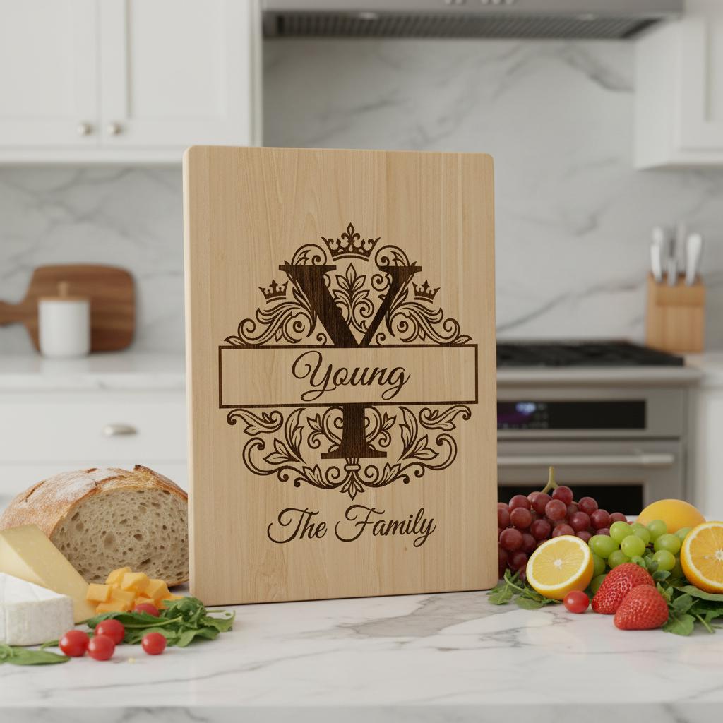 Victorian Monogram Alphabet, Custom Family Surname Engraving Designs