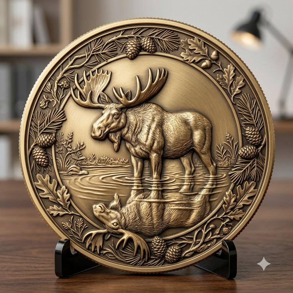 Wildlife Animal Coin Engraving Depth Maps, High Relief Laser Design Bundle