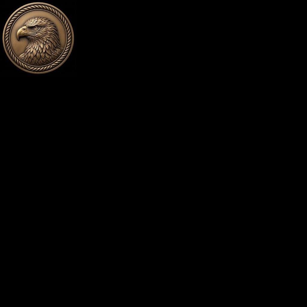 Wildlife Coin Depth Map for Laser Engraving, High Relief Bird PNG Bundle