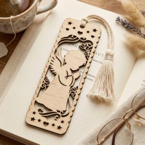 34 Mystical Fantasy Bookmarks, Dragon Phoenix Laser Wood Engrave Bundle