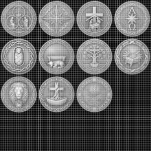 3D Christian Challenge Coin, Jesus Nativity Relief Depth Map Laser Design