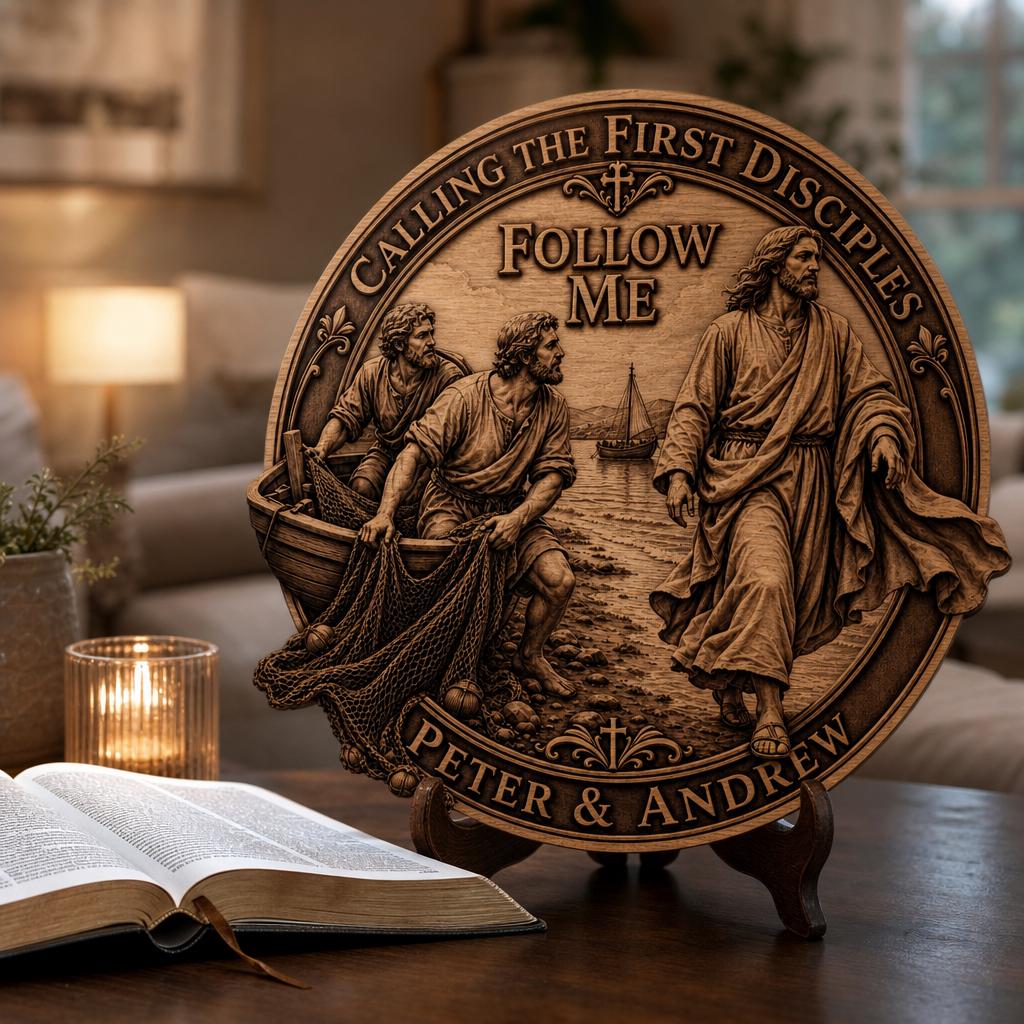 3D Illusion Jesus Engraving File, Christian PNG Bundle for Laser Wood Signs