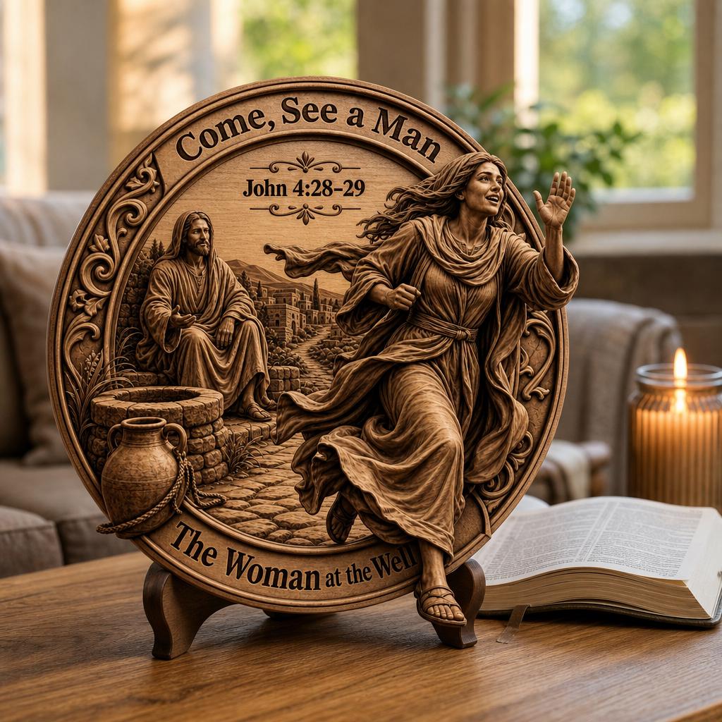 3D Illusion Jesus Engraving File, Christian PNG Bundle for Laser Wood Signs