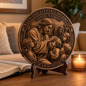 3D Illusion Jesus Engraving File, Christian PNG Bundle for Laser Wood Signs
