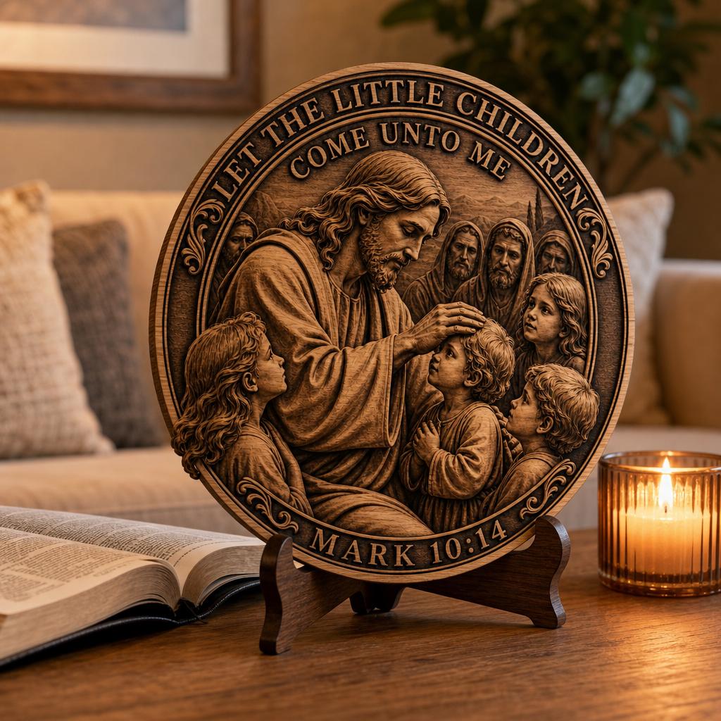 3D Illusion Jesus Engraving File, Christian PNG Bundle for Laser Wood Signs