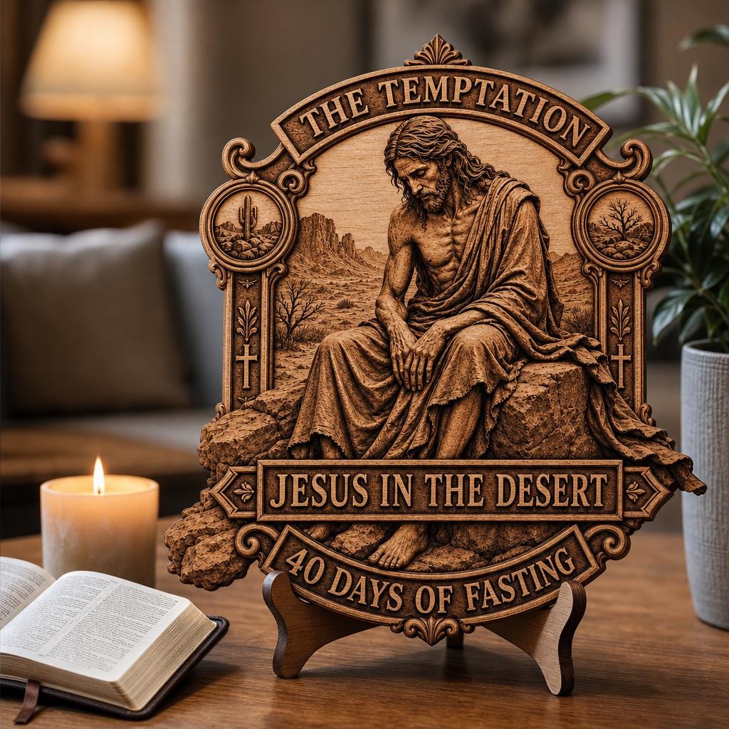 3D Illusion Jesus Engraving File, Christian PNG Bundle for Laser Wood Signs