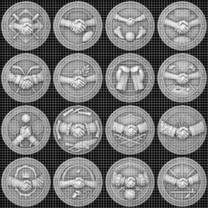 50 Challenge Coin Depth Map Files, 3D Relief Laser Bundle, Sportsmanship PNG