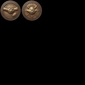 50 Challenge Coin Depth Map Files, 3D Relief Laser Bundle, Sportsmanship PNG