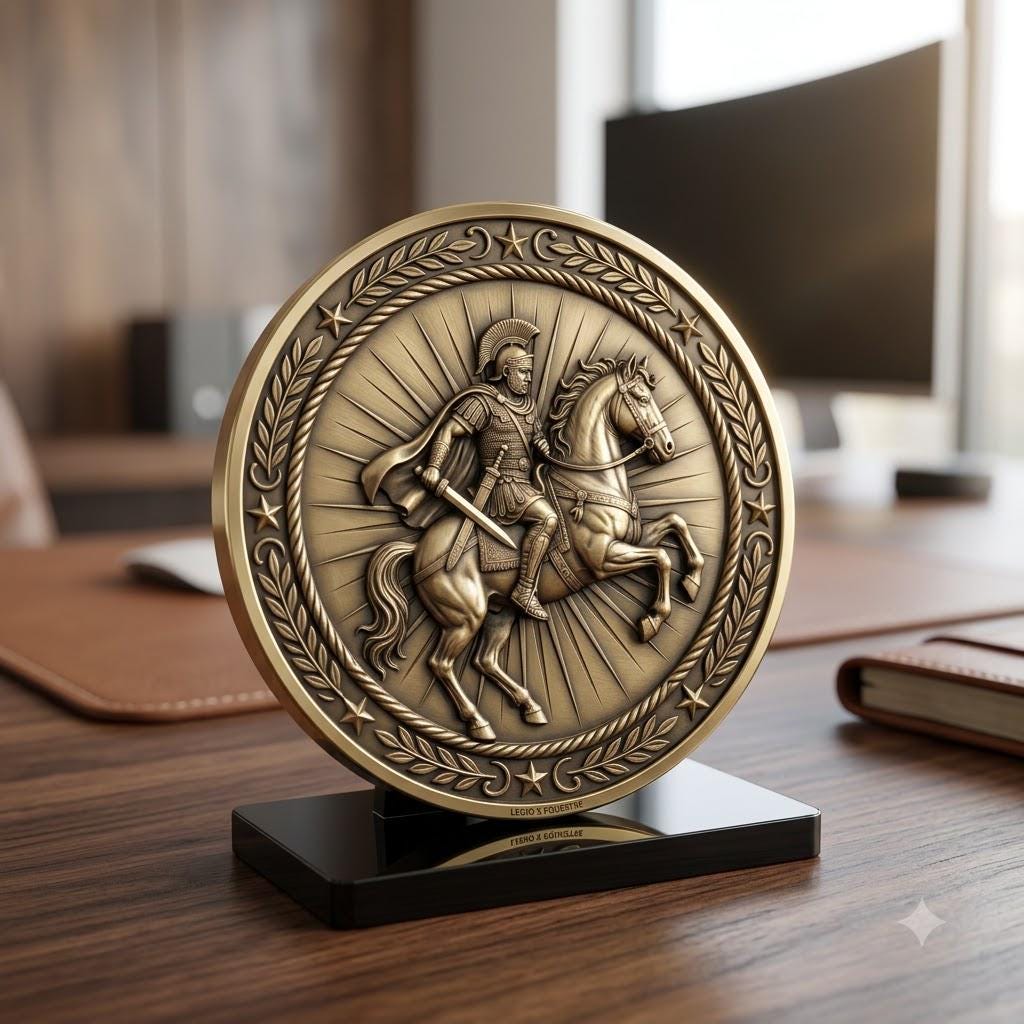Ancient Rome Coin Engraving, High Relief Depth Map, Roman Emperor Medallion Art