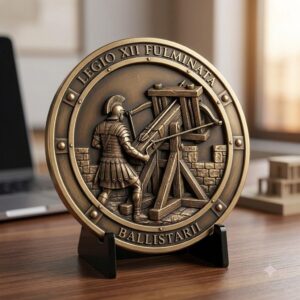 Ancient Rome Coin Engraving, High Relief Depth Map, Roman Emperor Medallion Art