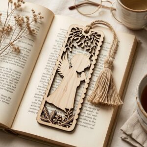 Angel Bookmark, Baby First Christmas Ornament, Memorial Keepsake, Custom Name Gift