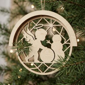 Baby Angel Christmas Ornament Bundle, Celestial Nursery Decor, Peaceful Memorial Gift