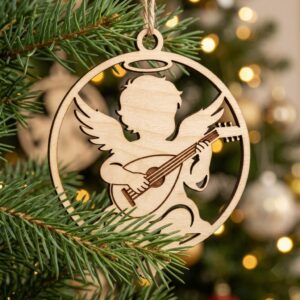Baby Angel Ornament Bundle, Renaissance Cherub Christmas Decor, Religious Designs