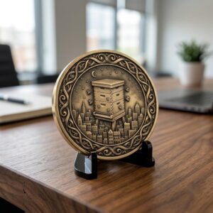 Bee Challenge Coin Laser File, 50 3D Relief Master Beekeeper Badges