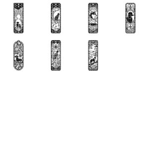 Cat and Dog Bookmark Laser File, 23 Pet Animal Reading Designs