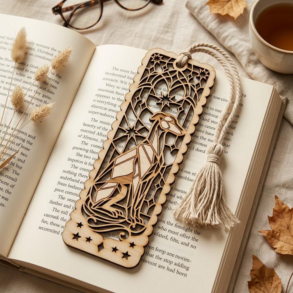 Cat and Dog Bookmark Laser File, 23 Pet Animal Reading Designs