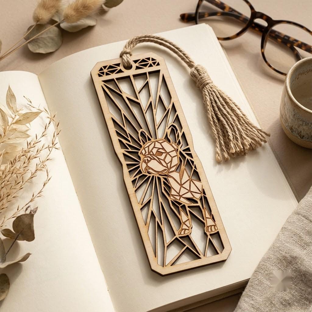 Cat and Dog Bookmark Laser File, 23 Pet Animal Reading Designs