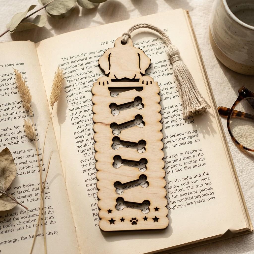 Cat and dog peek a boo bookmarks, 50 designs, reader gift