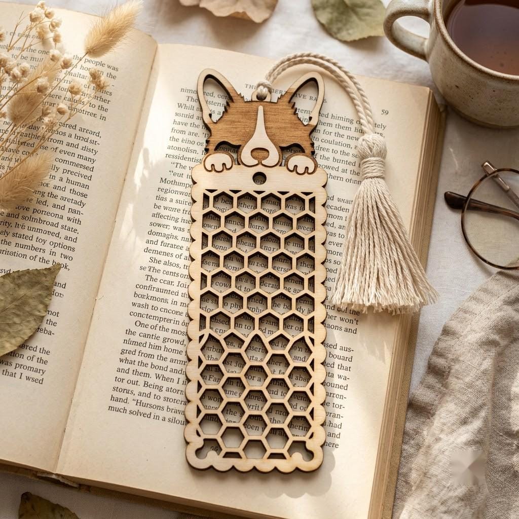 Cat and dog peek a boo bookmarks, 50 designs, reader gift