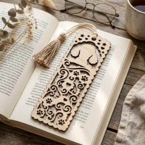 Cat and dog peek a boo bookmarks, 50 designs, reader gift