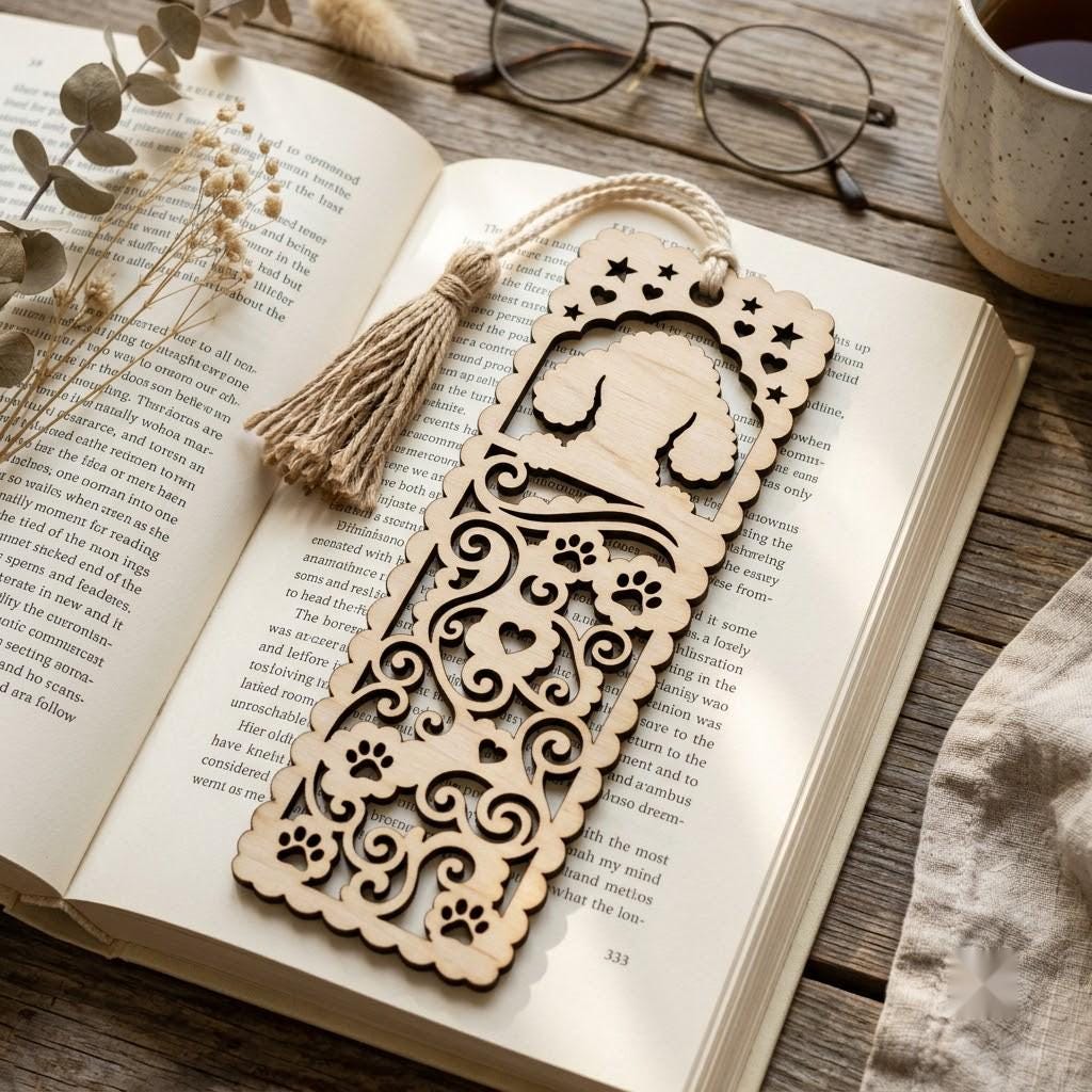 Cat and dog peek a boo bookmarks, 50 designs, reader gift