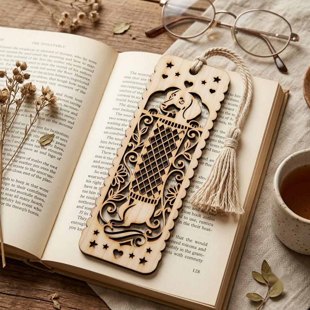 Cat and dog peek a boo bookmarks, 50 designs, reader gift