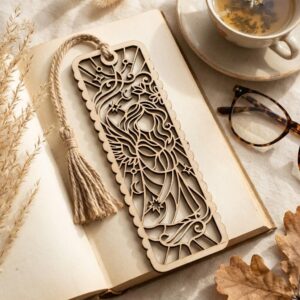 Celestial Moon, Star Bookmark, Stained Glass Template, Night Sky Gift