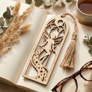 Celestial Moon, Star Bookmark, Stained Glass Template, Night Sky Gift
