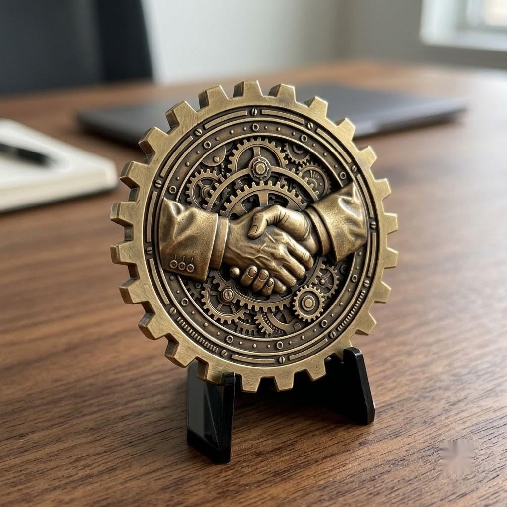 Challenge Coin Engraving File, Handshake Depth Map, Corporate Gift PNG Bundle, Relief Art