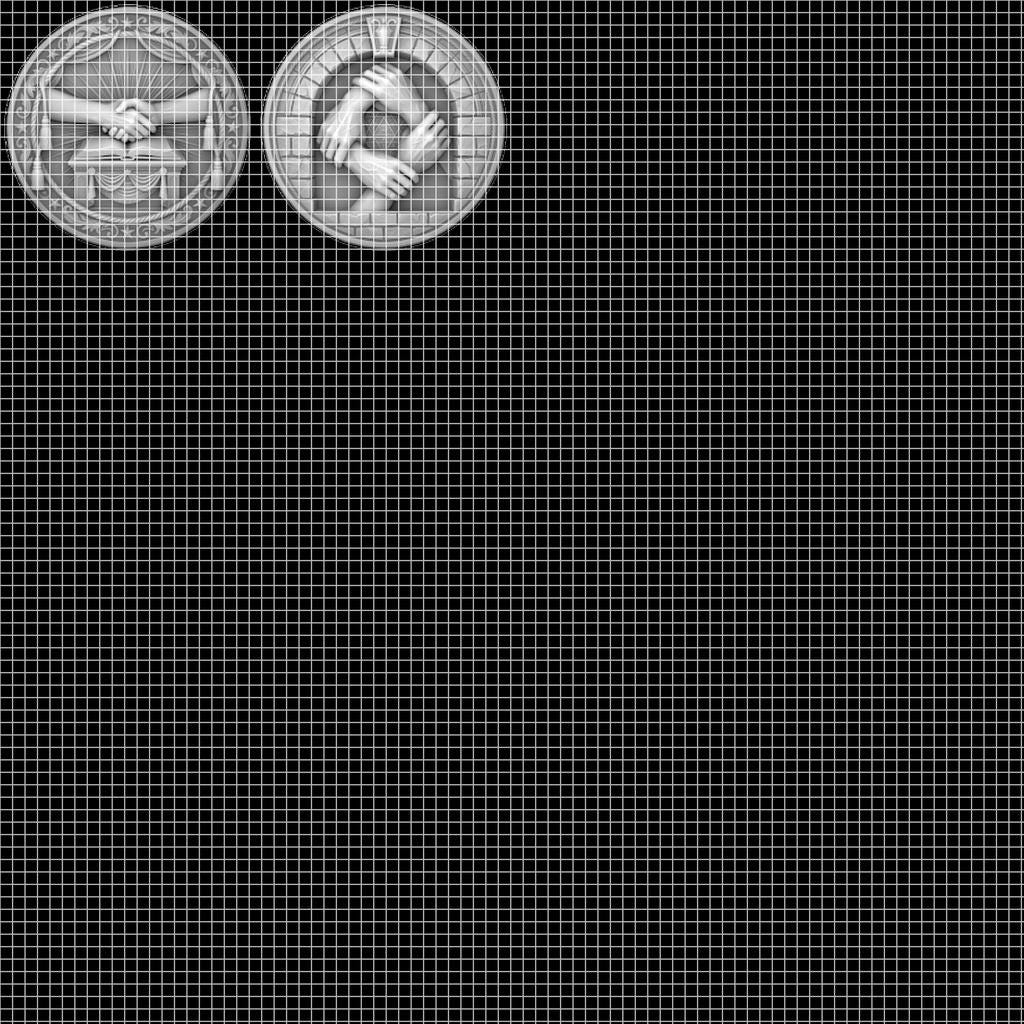 Challenge Coin Engraving File, Handshake Depth Map, Corporate Gift PNG Bundle, Relief Art