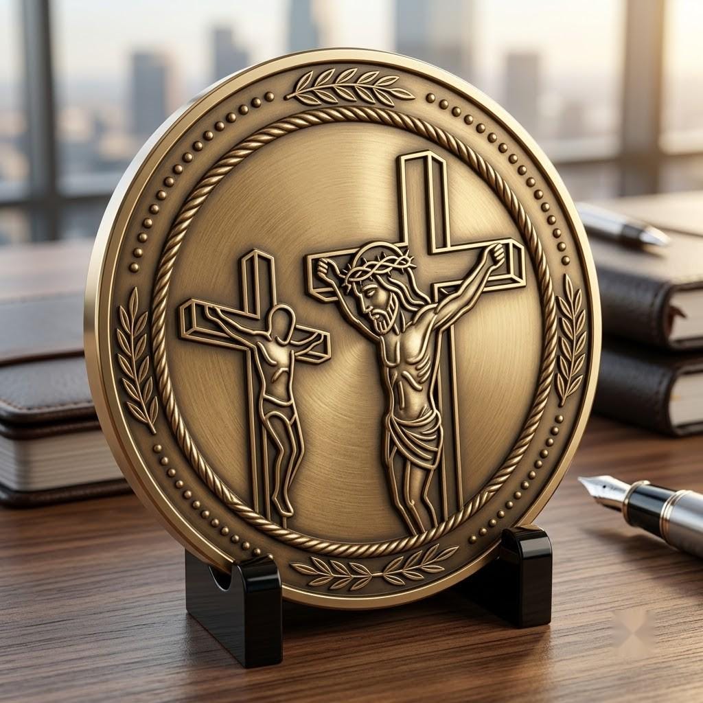 Christian Challenge Coin Depth Map, Jesus Engraving Relief Bundle, Religious Art
