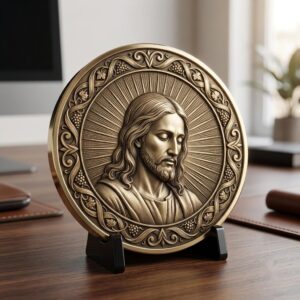 Christian Challenge Coin, Jesus Relief, Seven Last Words PNG Bundle